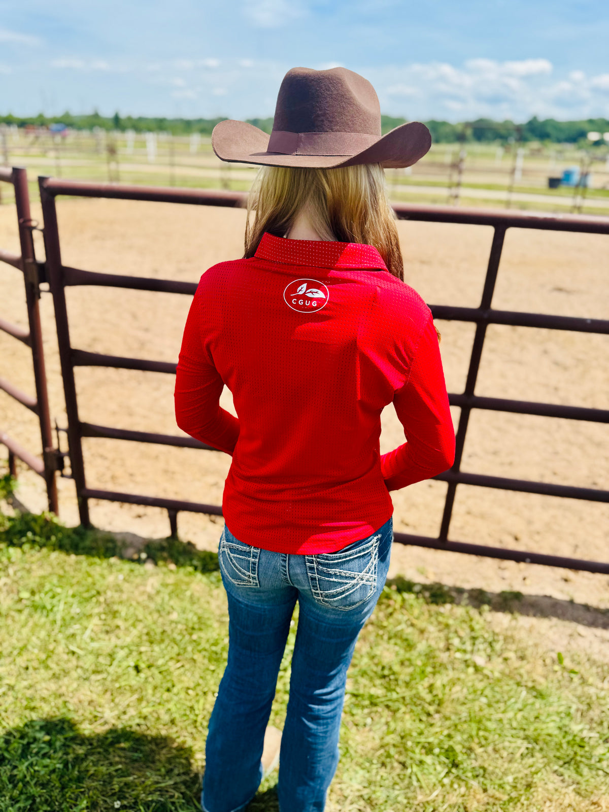Mountie Perforated Western Show Shirt