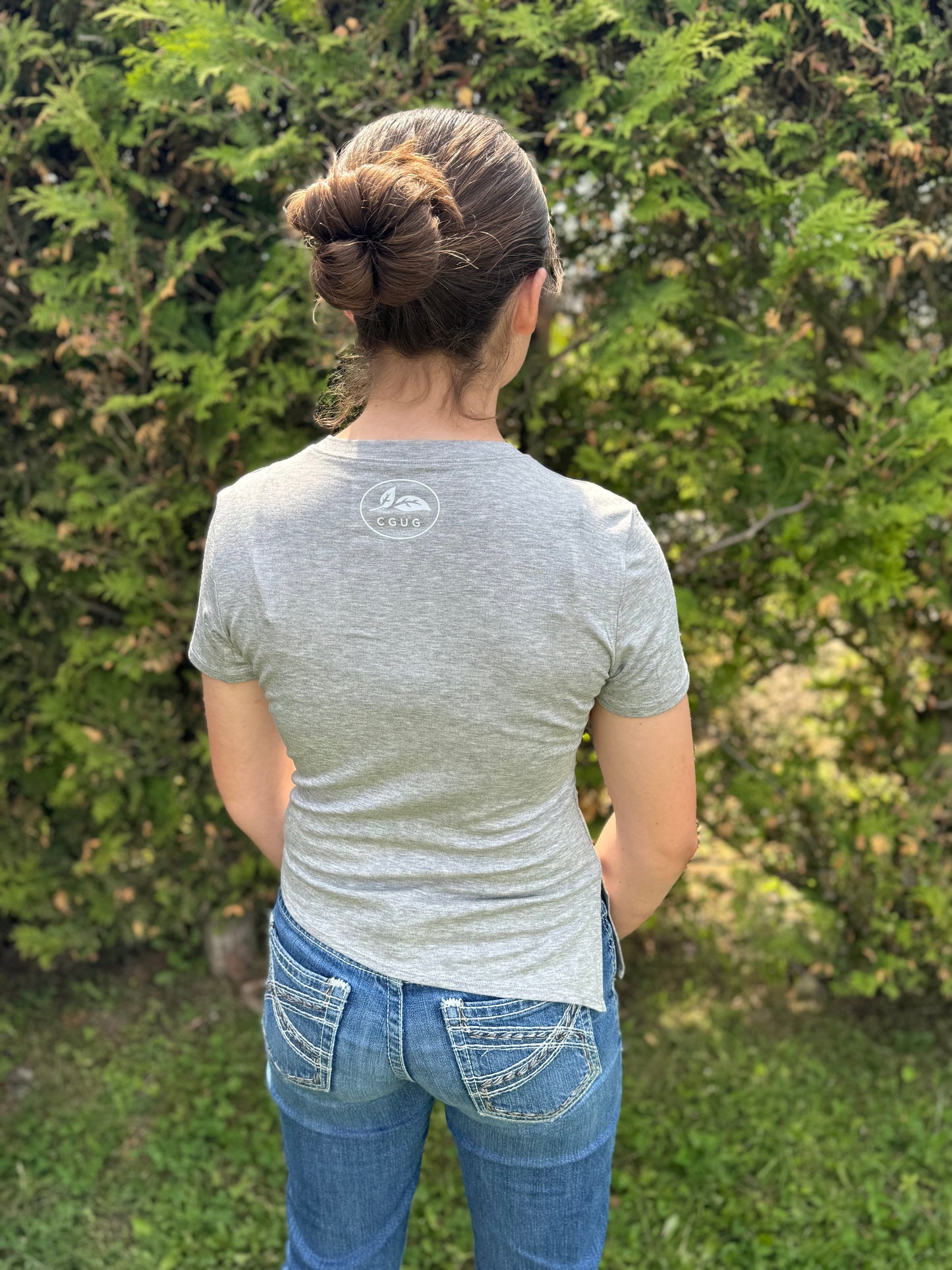 Grey Asymmetrical Tee