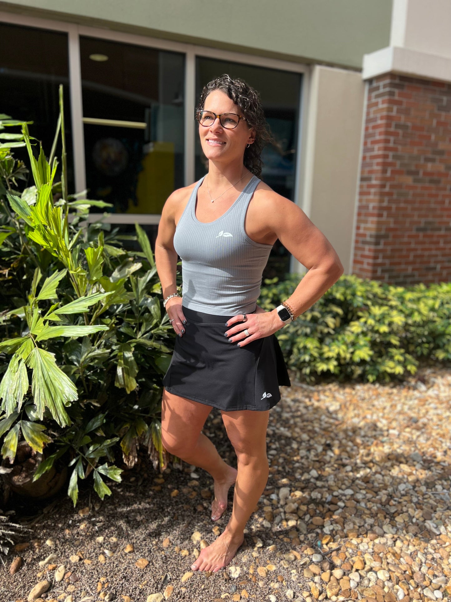 Rippled Skort