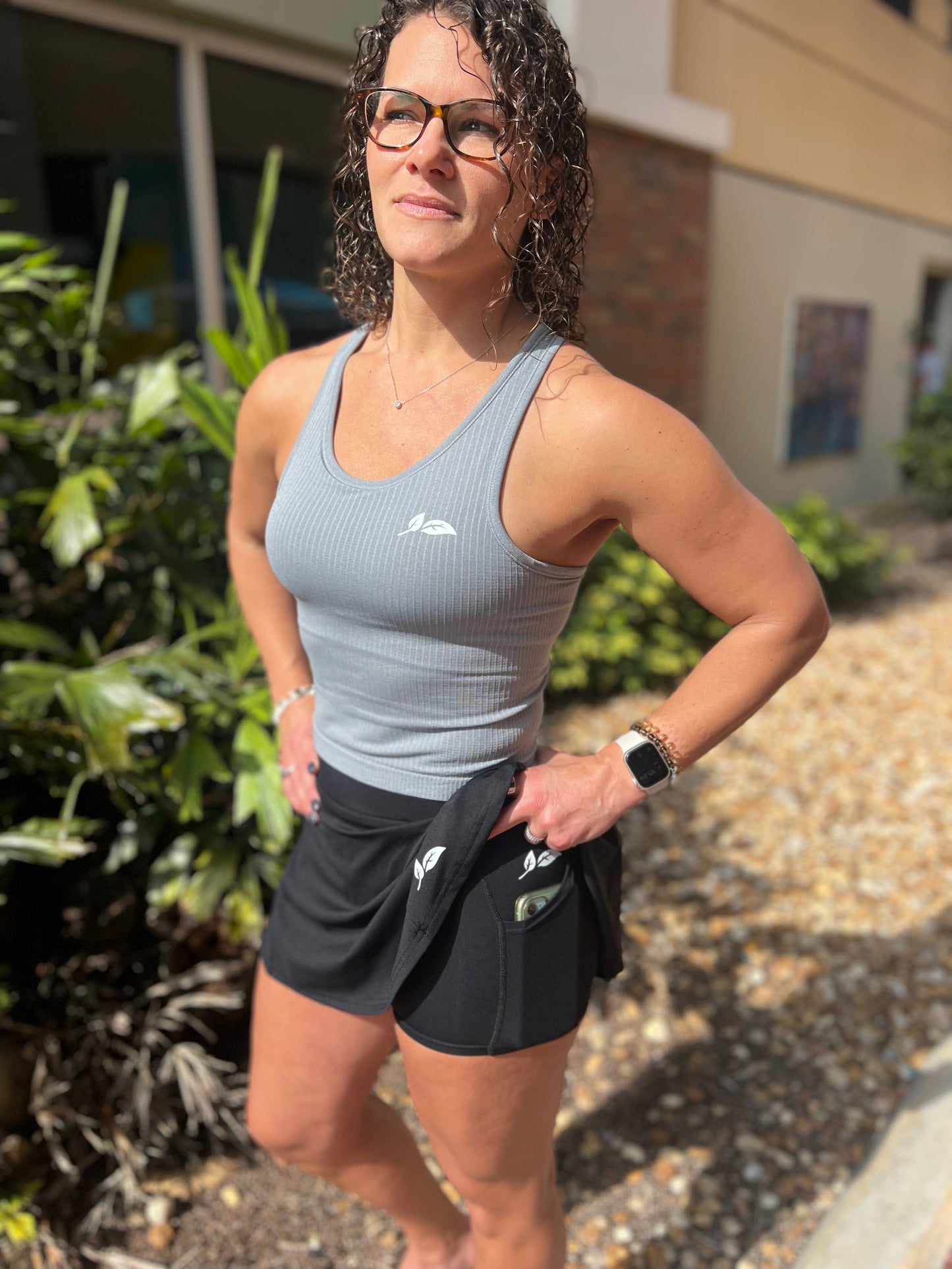 Rippled Skort