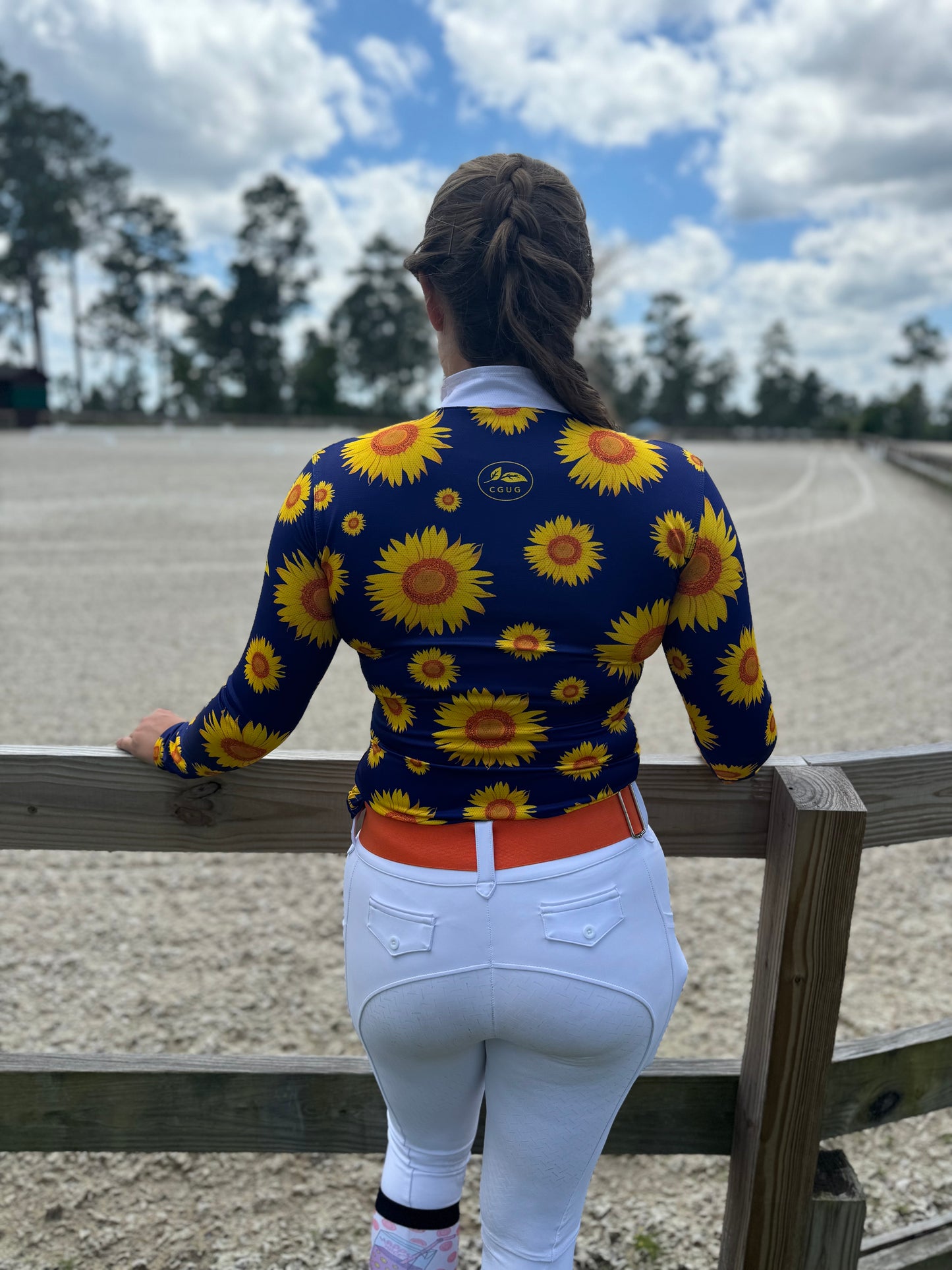 Sunflower Dreams Micro-Perforated 1/4 Zip