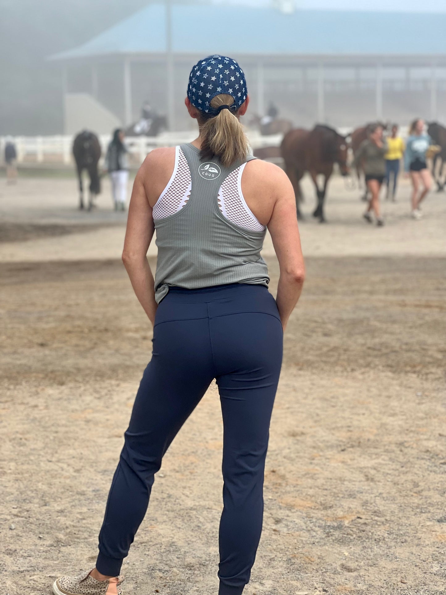 Navy Barn Chores Jogger