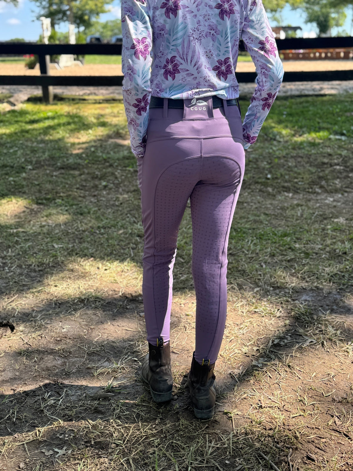 I Lilac It Deep Pocket Riding Tights/Breeches