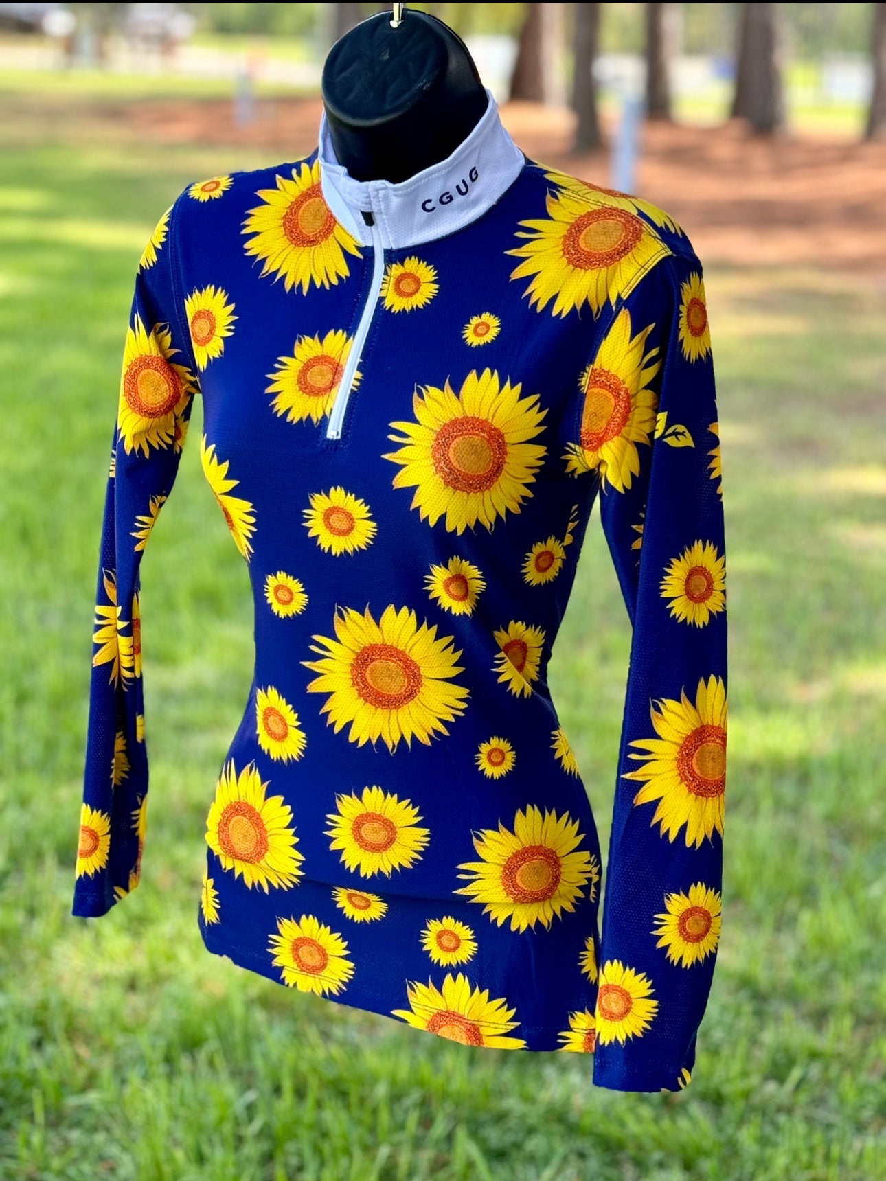 Sunflower Dreams Micro-Perforated 1/4 Zip