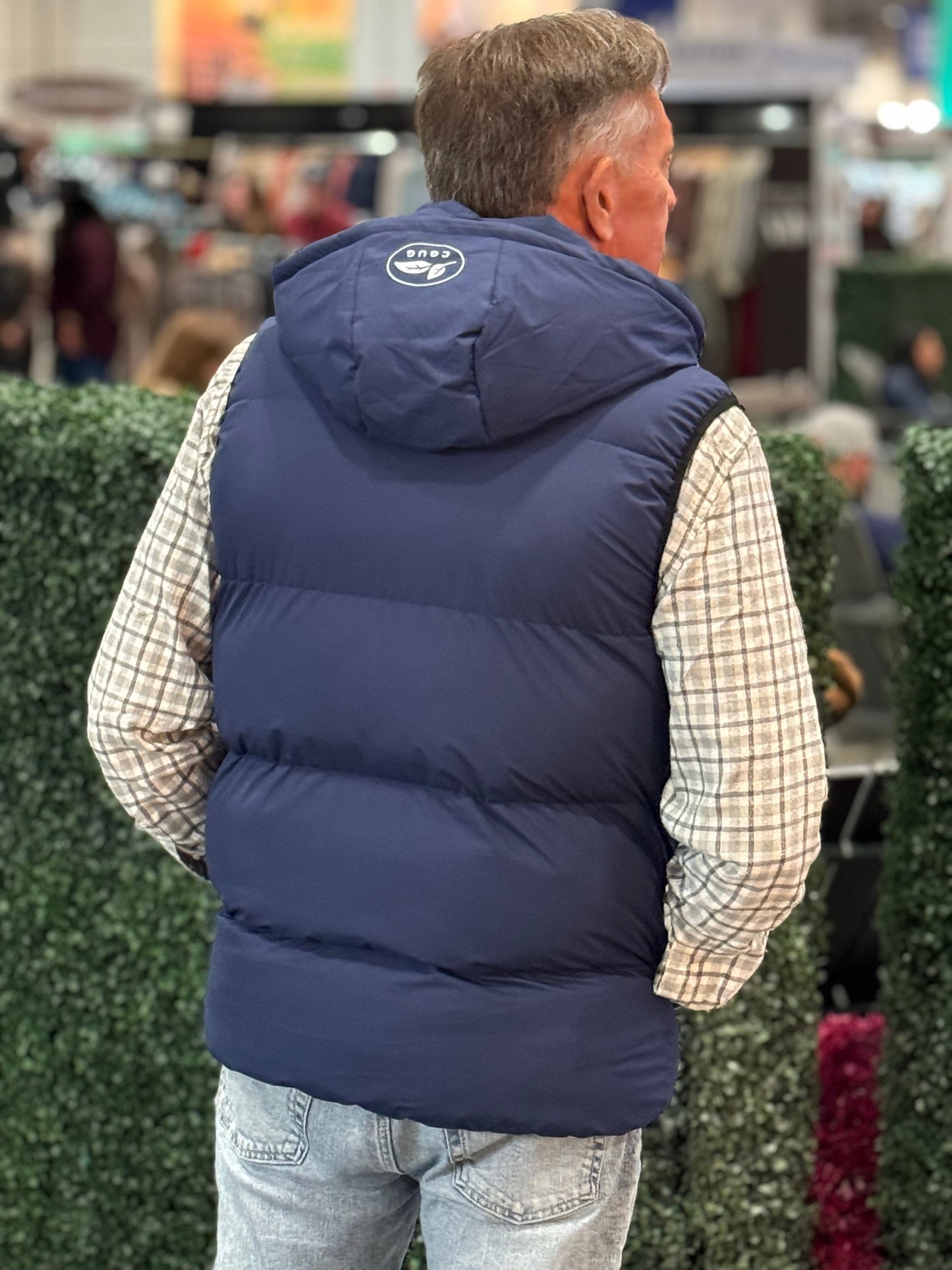 Navy Puffer Vest