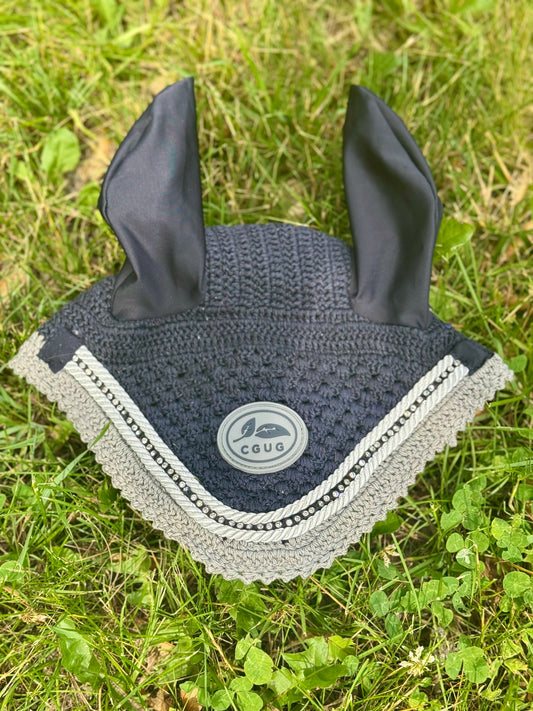 Navy Horse Bonnet
