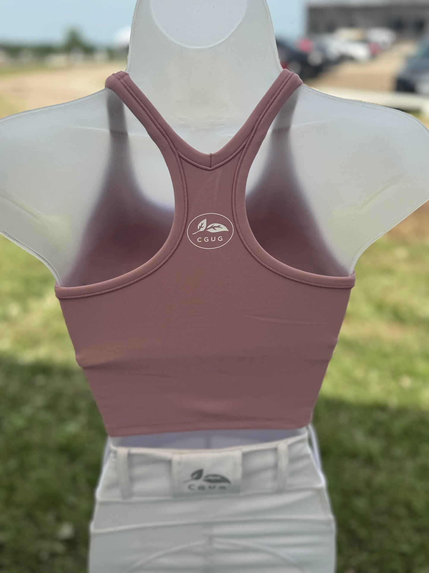 Rose 2-in-1 Cropped Tank