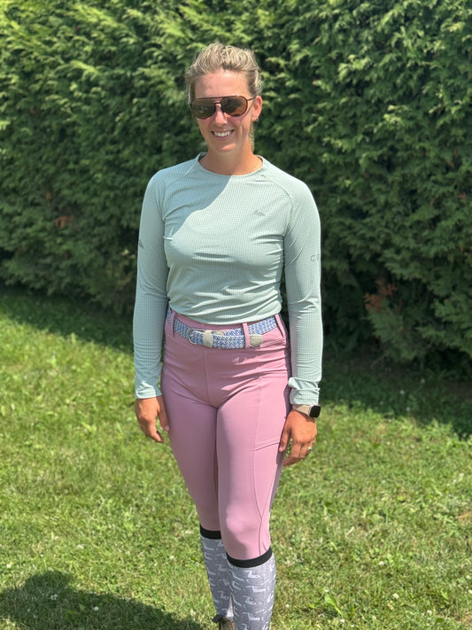 Pink Pony Club Deep Pocket Riding Tights/Breeches