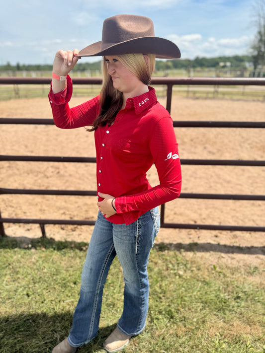 Mountie Perforated Western Show Shirt