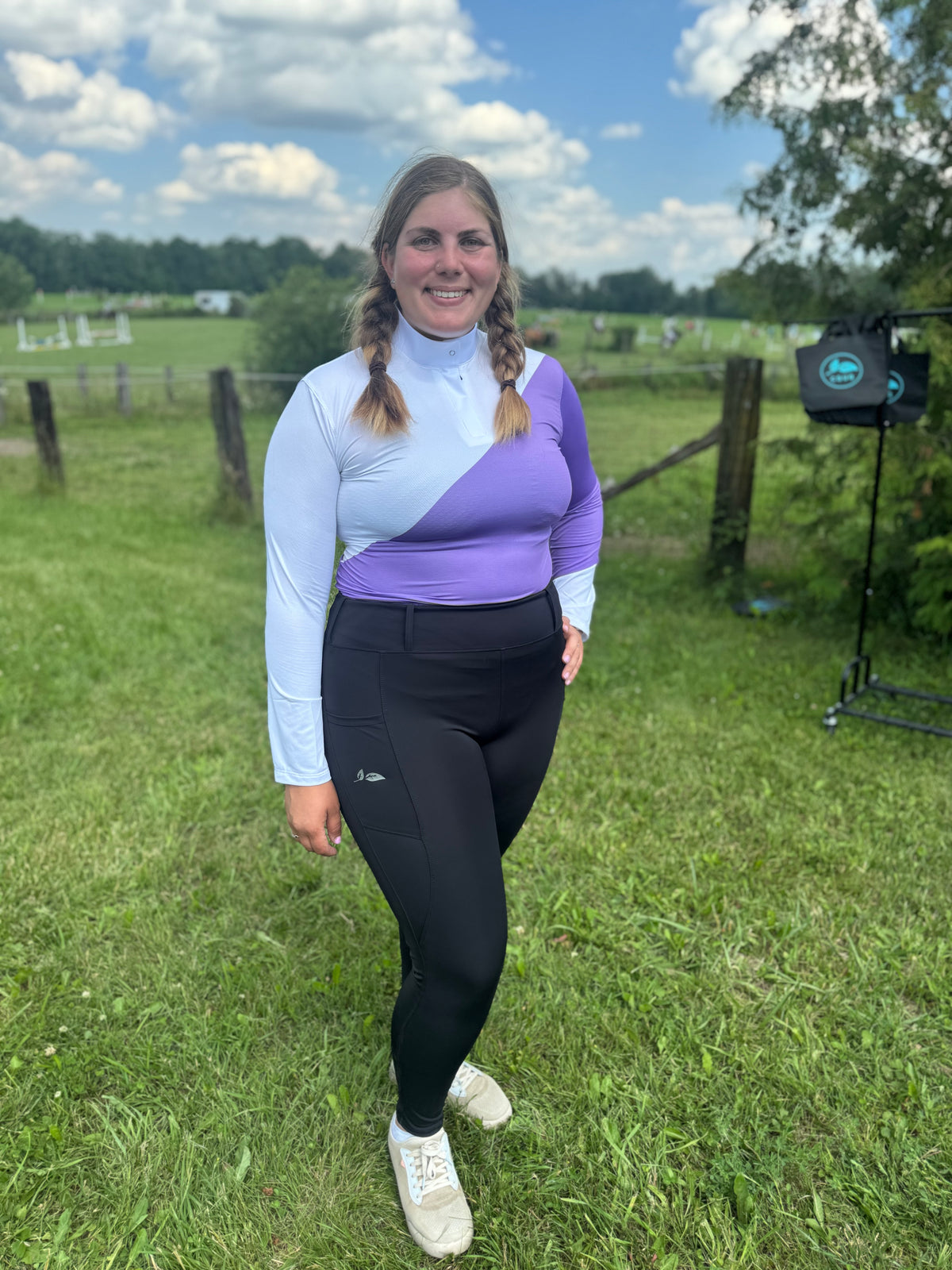 Amherst I-Lilac-It Purple Show n’ Go Micro-Perforated Shirt
