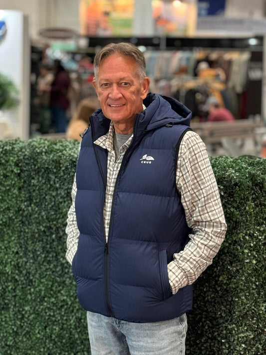 Navy Puffer Vest