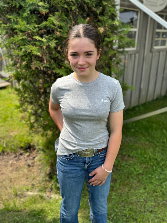 Grey Asymmetrical Tee