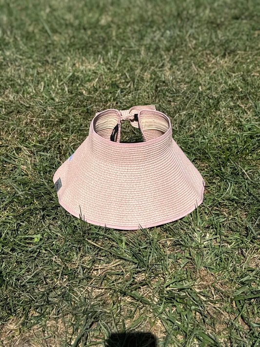 Derby Day Rolling Hills Straw Sun Visor