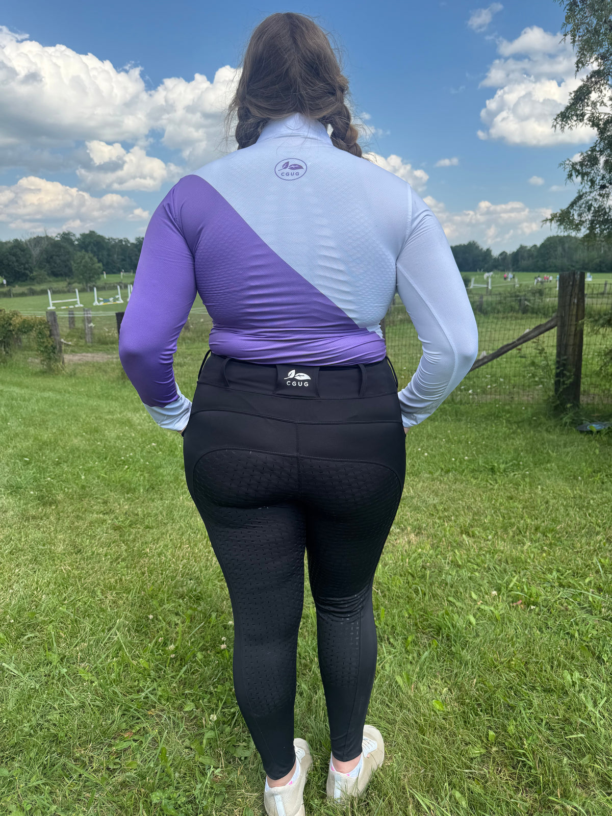 Amherst I-Lilac-It Purple Show n’ Go Micro-Perforated Shirt