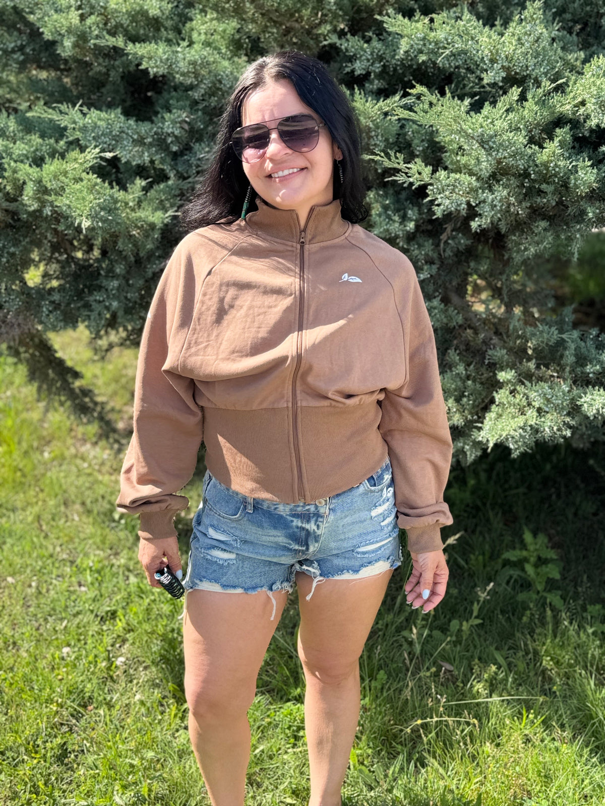 Cappuccino Stable Zip Jacket