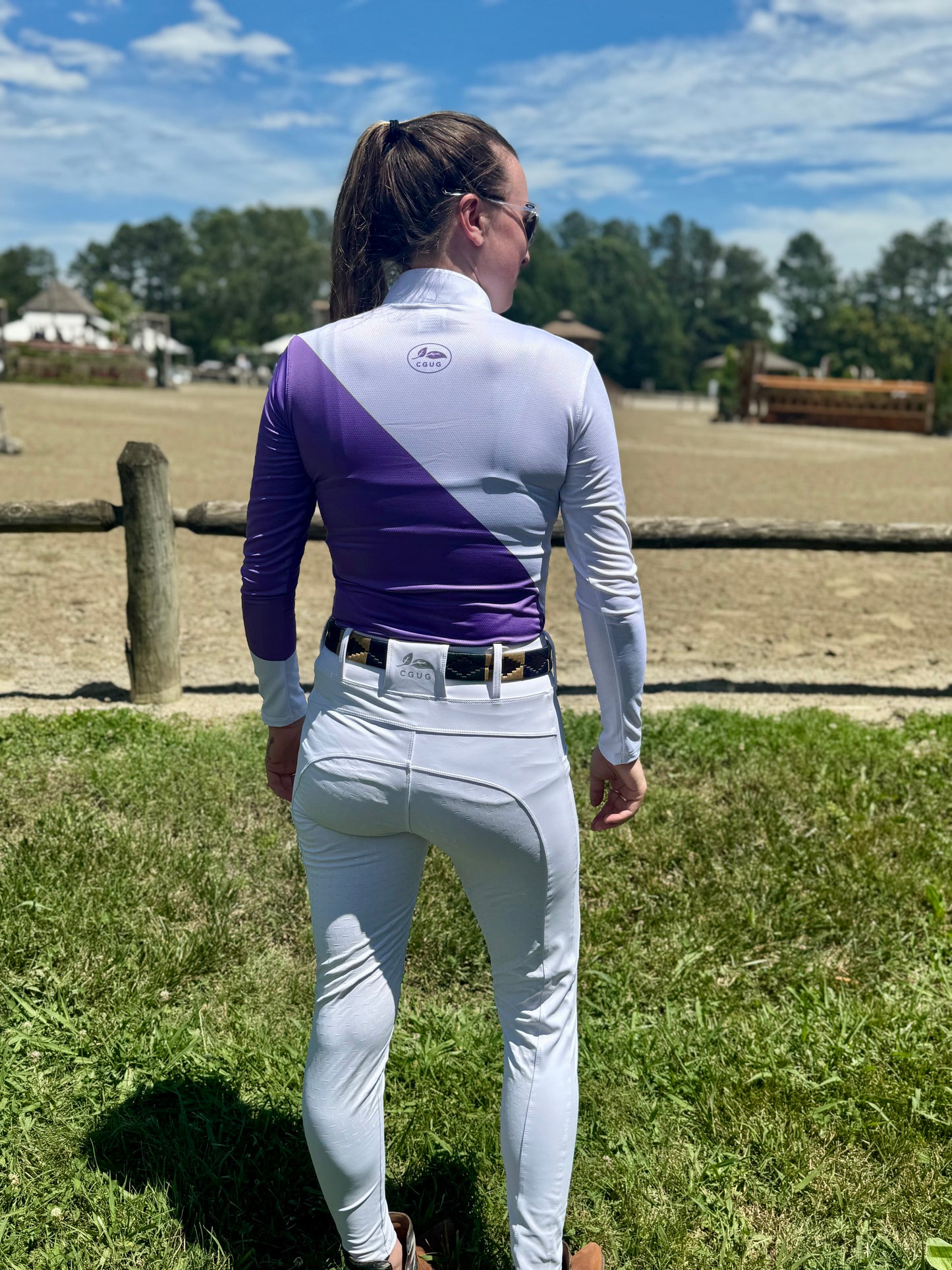 Amherst I-Lilac-It Purple Show n’ Go Micro-Perforated Shirt