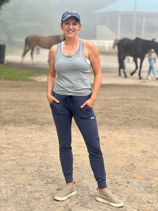 Navy Barn Chores Jogger