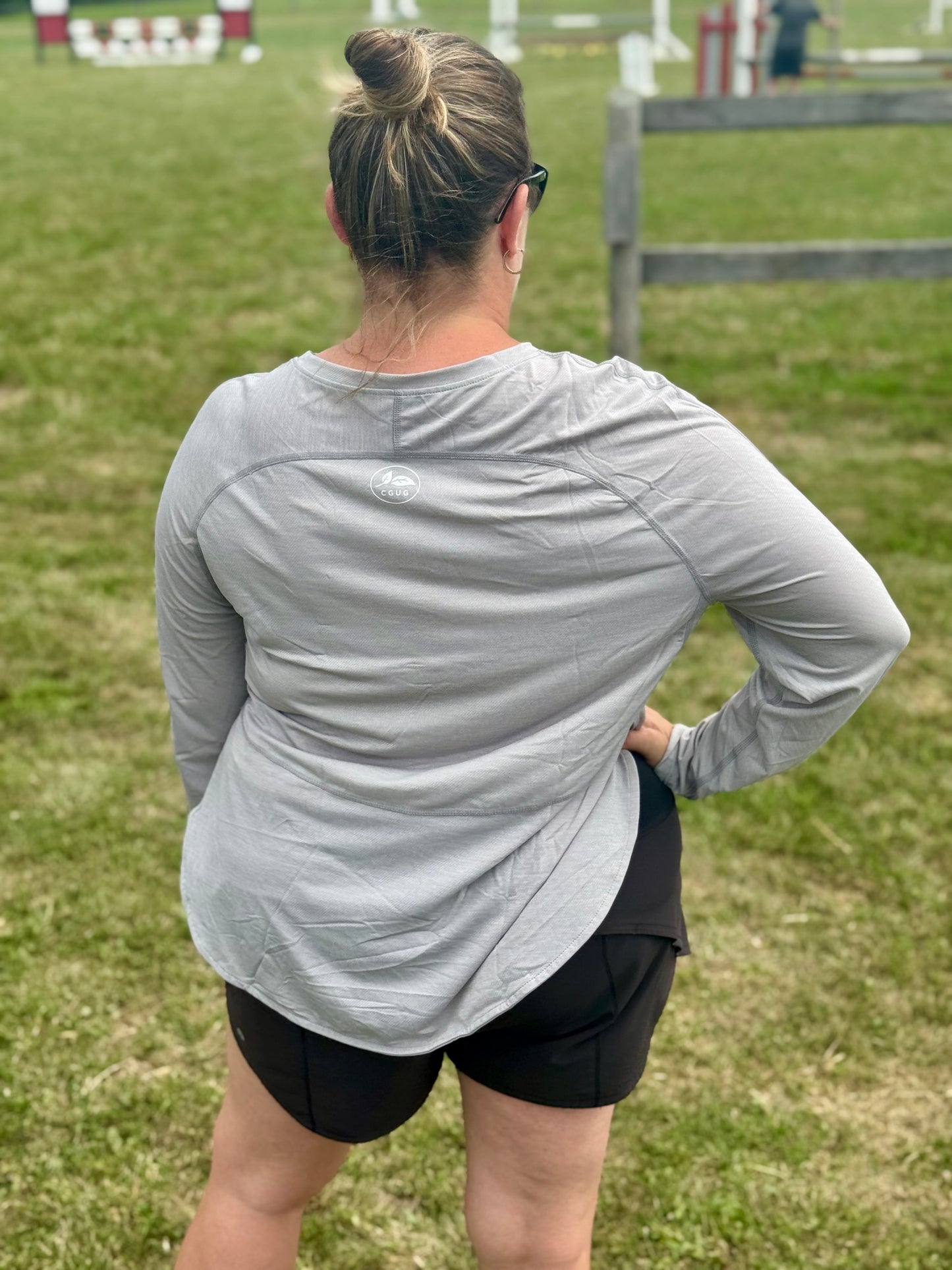 Mèlange Grey Cascade Long Sleeve