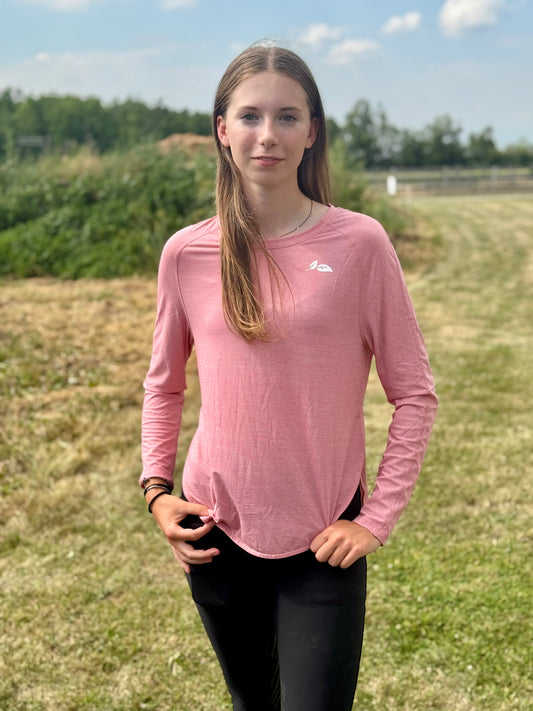 Pink Blush Cascade Long Sleeve