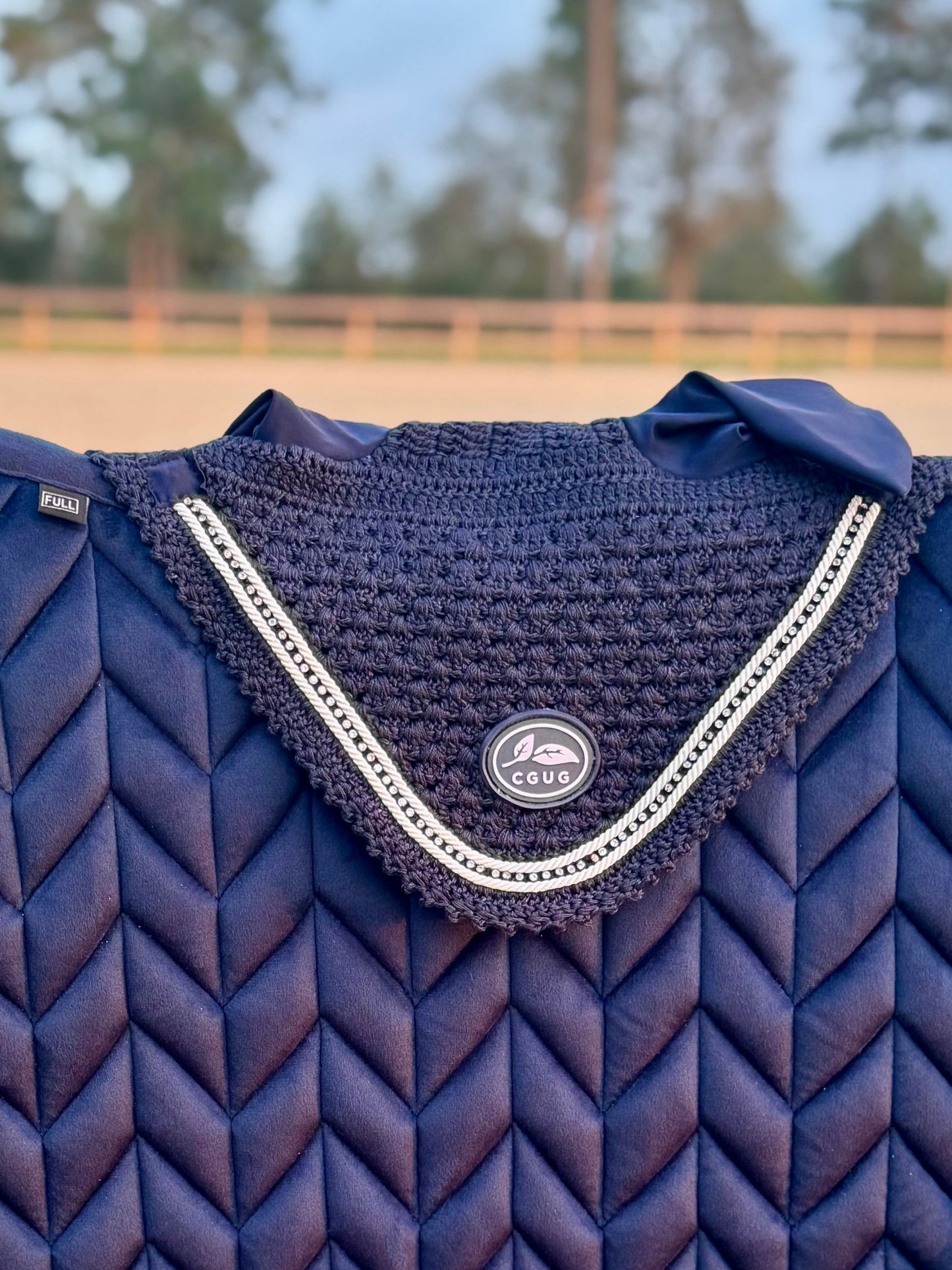 Sapphire Velour Bonnet