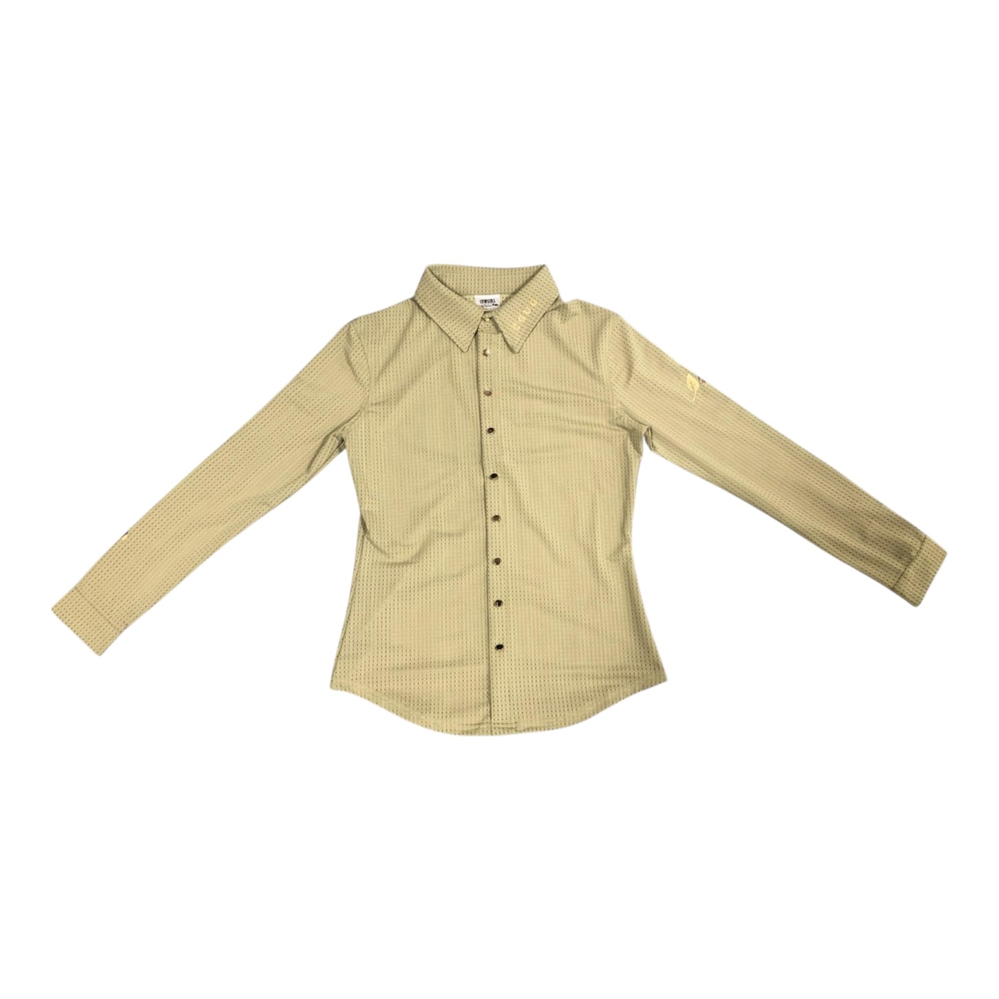 Wasabi Perforated Western Show Shirts